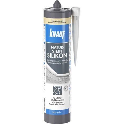 Knauf Naturstein Silikon bahamabeige 300 ml Silikon & Acryl