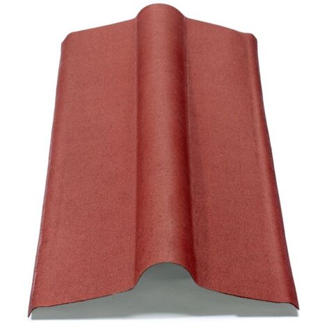 Onduline Firsthaube Ondalux 100 x 18 cm rot Dachpappe & Bitumen