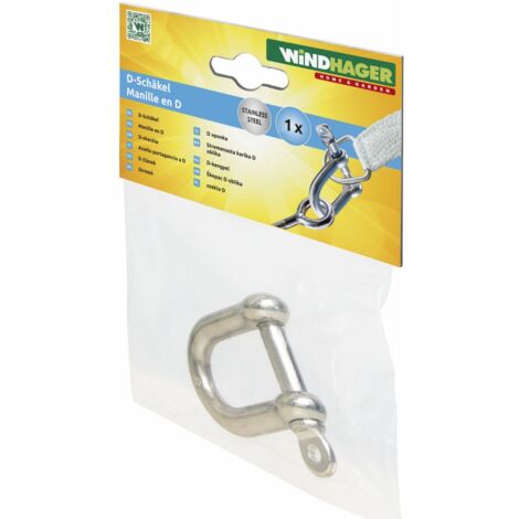 Windhager D-Schäkel Edelstahl rostfrei Sonnensegel