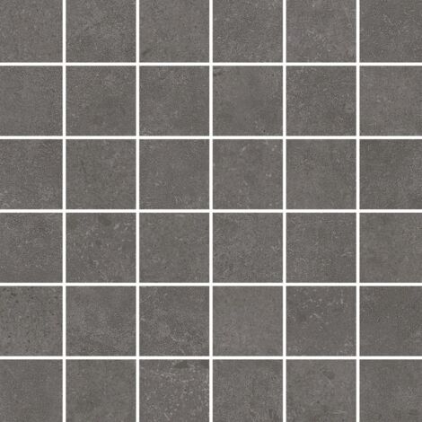 Mosaikfliese Stone Quadrat 30 x 30 cm basalt Steinmaß ca. 5,0 x 5,0 cm Mosaikfliesen