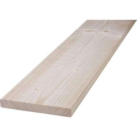 Glattkantbrett Fichte Tanne 200 x 20 cm 18 mm 4-seitig gehobelt Hobelware