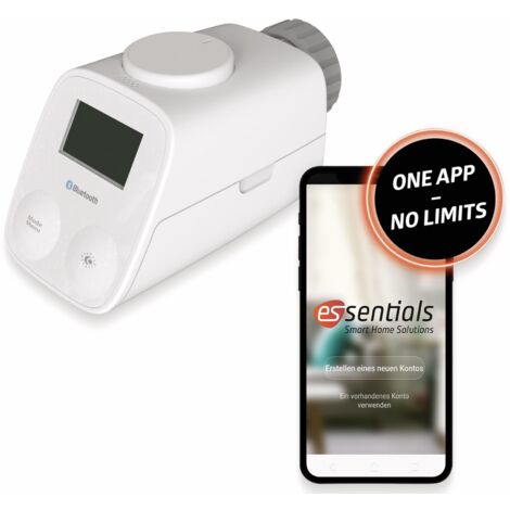 essentials Smart Home Heizkörperthermostat Bluetooth Heizungssteuerung (1/4)