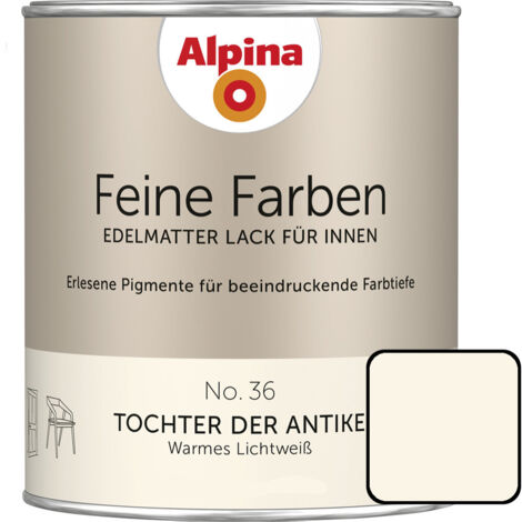 Alpina Feine Farben Lack No. 36 Tochter der Antike lichtweiß edelmatt 750 ml Buntlacke