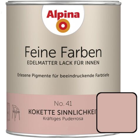 Alpina Feine Farben Lack No. 41 Kokette Sinnlichkeit puderrosa edelmatt 750 ml Buntlacke (1/3)