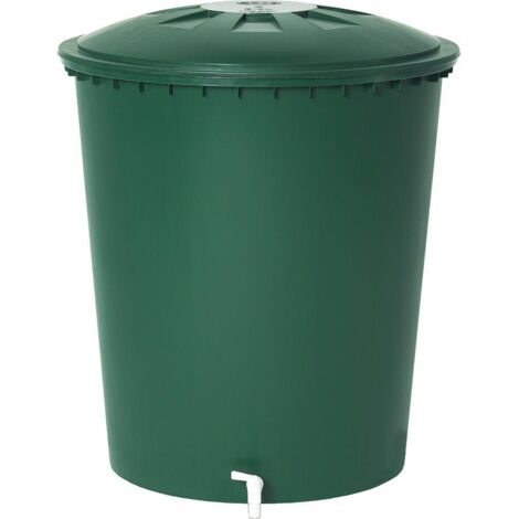 Garantia Regentonne 310 l Kunststoff Regenwassertonne Regenbehälter Regentank
