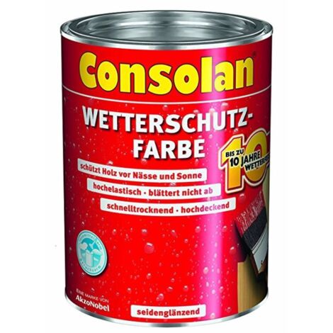 CONSOLAN Wetterschutzfarbe Moosgruen 2,5l - 5087476