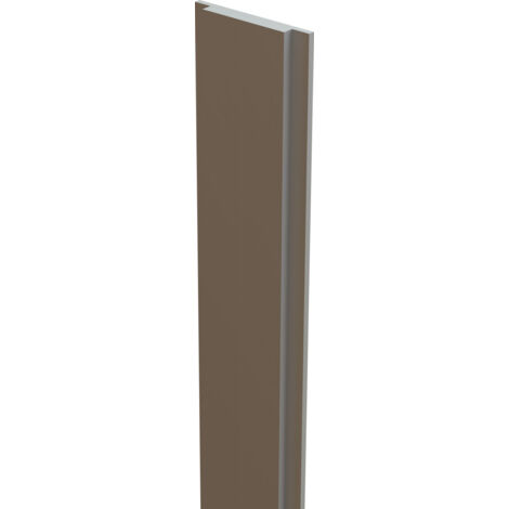 Osmo Nut-Abdeckleiste für Aluminiumpfosten 200 cm, 40 x 27 mm, Aluminium Metallzäune & Drahtzäune (1/2)