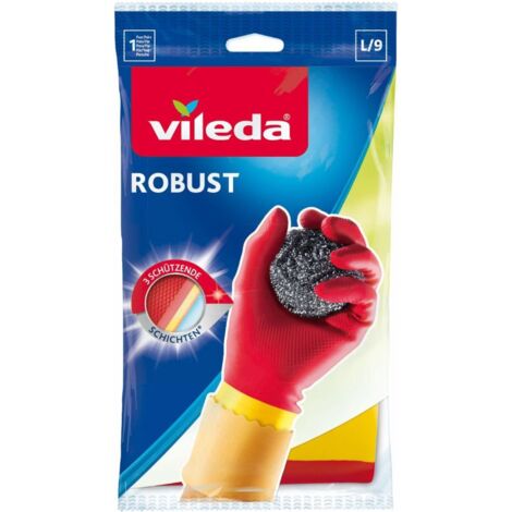 Vileda Haushaltshandschuhe Robust Größe L Reinigungshandschuhe (1/2)