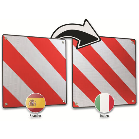 Calima Warntafel 2 in 1 für Spanien und Italien Aluminium Pannenhilfe (1/5)