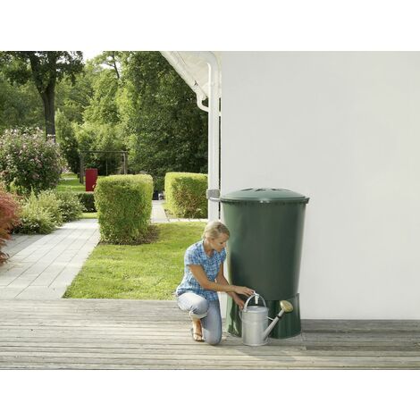 Garantia Regentonne 510l Auslaufhahn Deckel Regenwassertonne Regenbehälter