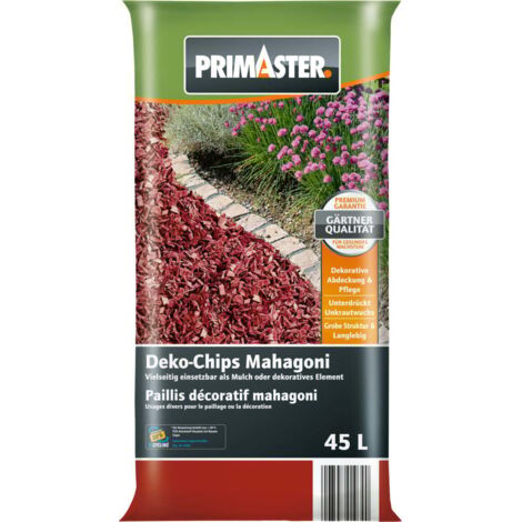 Primaster Deko - Holzchips Mahagoni 45 L Deko Chips (1/3)