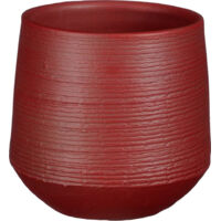 Mica Blumentopf Evora dunkelrot Terracotta Ø 16 x 15 cm Blumentopf