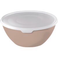 Rotho Schüssel mit Deckel Caruba, 3 L meadow rose, Frischhaltedose Schale