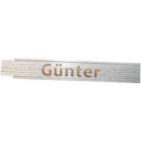 Zollstock Günter 2 m weiß Zollstock