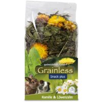 JR Grainless Plus Kamille & Löwenzahn Futtertrog & Kleintierfutter