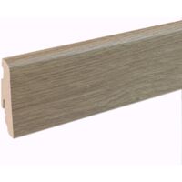 Neuhofer Fußleiste 240 cm x 58 x 19 mm eiche hell Sockelleisten & Fußleisten