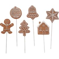 Figur Pfefferkuchen-Stecker 20 x 6 x 1 cm braun ottonein