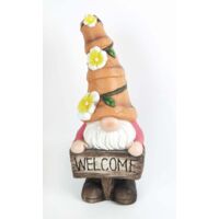 TrendLine Dekofigur Polyresin Zwerg 40 x 14 x 16 cm pink
