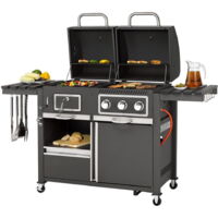 Tepro Kohle-Gas-Kombigrill Toronto Kombi Kohlegrill Gasgrill