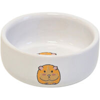 Nobby Nager Napf Keramik Hamster Ø 8 cm weiß
