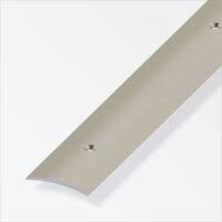 alfer Übergangsprofil 1 m, 20 x 2.5 mm Aluminium eloxiert titan Übergangsprofil