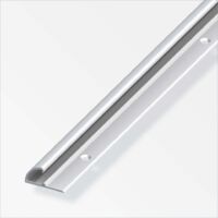alfer Einfassprofil 2 m, 26 x 13 mm Aluminium eloxiert silber Einlassprofil