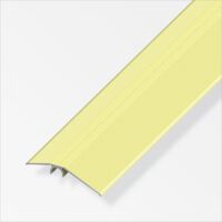 alfer Niveauausgleichs-Profil 1 m, 56 mm Aluminium eloxiert messing Profil