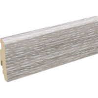 Neuhofer Fußleiste 240 cm 58 x 19 mm Oak light grey Sockelleiste