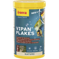 Sera Vipan Flakes 1000ml Flockenfutter Fischfutter Zierfische Aquarium Hauptfutter