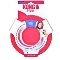 Kong hunde-Frisbee Flyer 23 cm Gummi rot