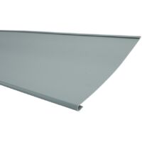 Marley Traufstreifen für geneigtes Dach 200 x 25 cm grau Dachabschlüsse