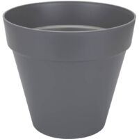 Elho Pflanztopf Loft Urban Ø 25 x 22 cm anthrazit Kunststofftöpfe