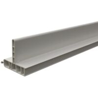 Schellenberg PVC-Winkelendleiste Maxi grau 1,50 m Rolladen & Zubehör