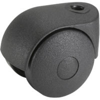 Doppelrolle Ø 50mm Möbelrolle Gleitlager max. 30kg