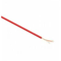 Klingeldraht YK 1 x 0,6 - 20 Meter, rot Klingeldraht