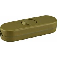 Schnur-Zwischenschalter 1p 250V 3A gold Schnurschalter