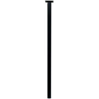 Hettich Tischbein 3,0 x 80 cm Stal schwarz -1 Stück Tischbeine