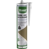 Ultrament Klebe- und Dichtpower grau, 470 g Hartschaumplatten