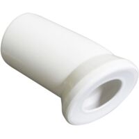 Wisa WC-Anschlußbogen Uni 22° weiß, 15 cm Spülrohre & Abläufe
