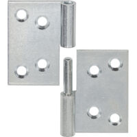 Vormann Aushebescharniere verzinkt 60 x 80 mm links Scharniere
