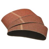 Wolfcraft Gewebeschleifbänder K40 80 ,120 75 x 533 mm 5 Stück für Bandschleifer