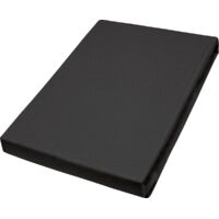 Vario Jersey-Spannbetttuch schwarz, 150 x 200 cm Spannbettlaken