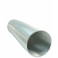 Marley Lüftungsrohr rund flexibel 1000 mm Länge, innen 150 mm Ø, Aluminium Lüftungsrohre