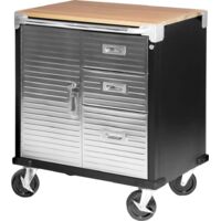 Primaster Werkstattwagen Schwerlastschubladen 75x50x87 cm Werkzeugwagen Werkzeug