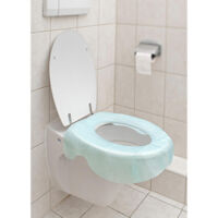 reer WC-Cover Toilettenauflage reißfeste, keim- und wasserdicht Desinfektionsmittel