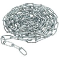 Conacord Rundstahlkette 4mm x 5m Material Stahl verzinkt Gliederketten