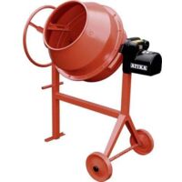 Atika Betonmischer Mix 130 L, 600 W, 230 V Mörtelmischer Zementmischer