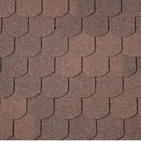 Easy Biber-Dachschindeln braun 80 x 33,6 cm Schindel Dachschindel Biberschwanz