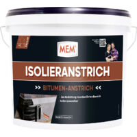 MEM Isolieranstrich 10 l Deckaufstrich Schutzanstrich Bitumen