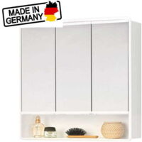 Jokey Spiegelschrank Bad Lymo weiss, 3-türig Badmöbel Bad Hängeschrank